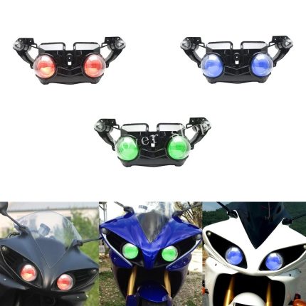 Motorcycle Front Headlamp Headlight Assembly For Yamaha YZF R1 2009 2010 2011 YZF-R1 Moto Accessory Custom Head Light Lamp New